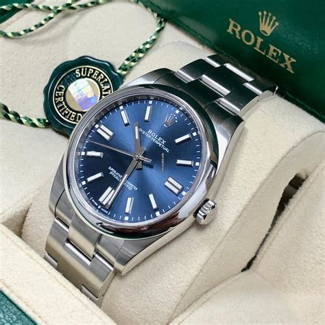 how much is the womens oyster perpetual blue rolex|new Rolex Oyster Perpetual price.